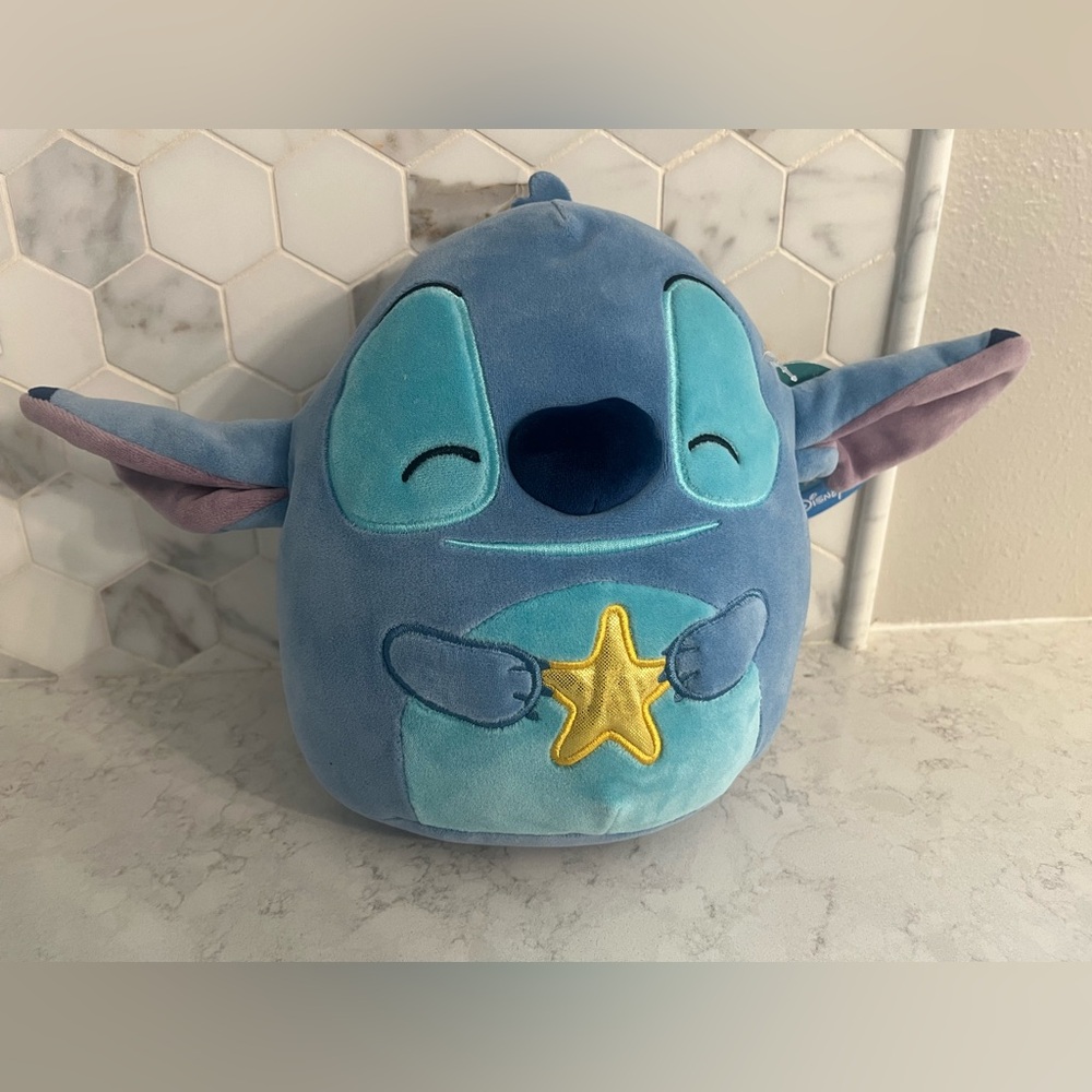 Disney Stitch with Star Squishmallow 8” Plush Toy